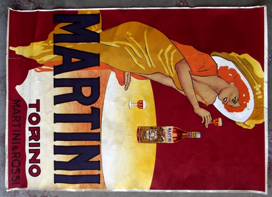 Poster pubblicitario MARTINI & ROSSI