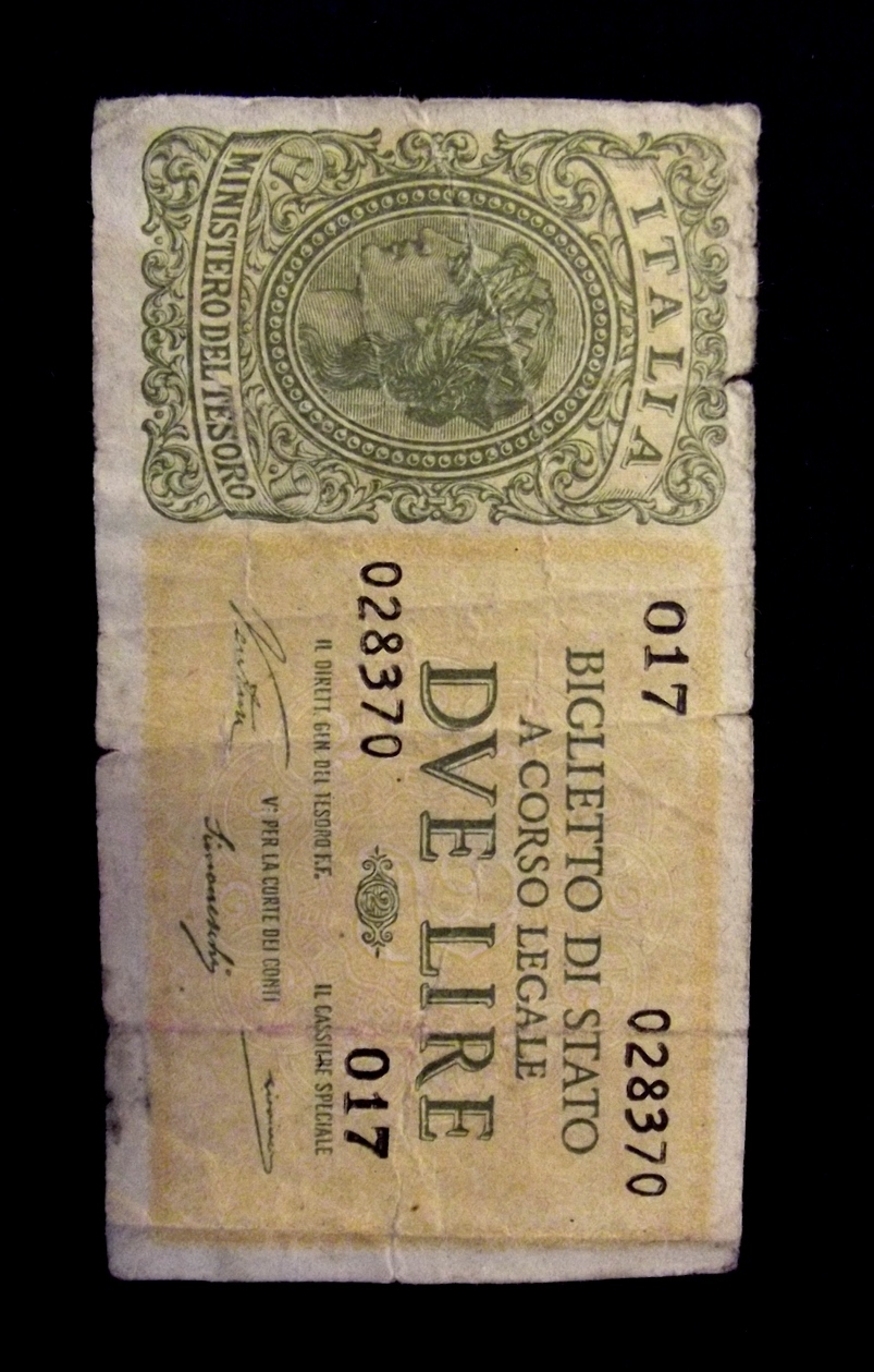Banconota da DUE LIRE
