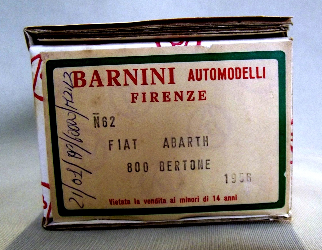 Automodello BARNINI N62