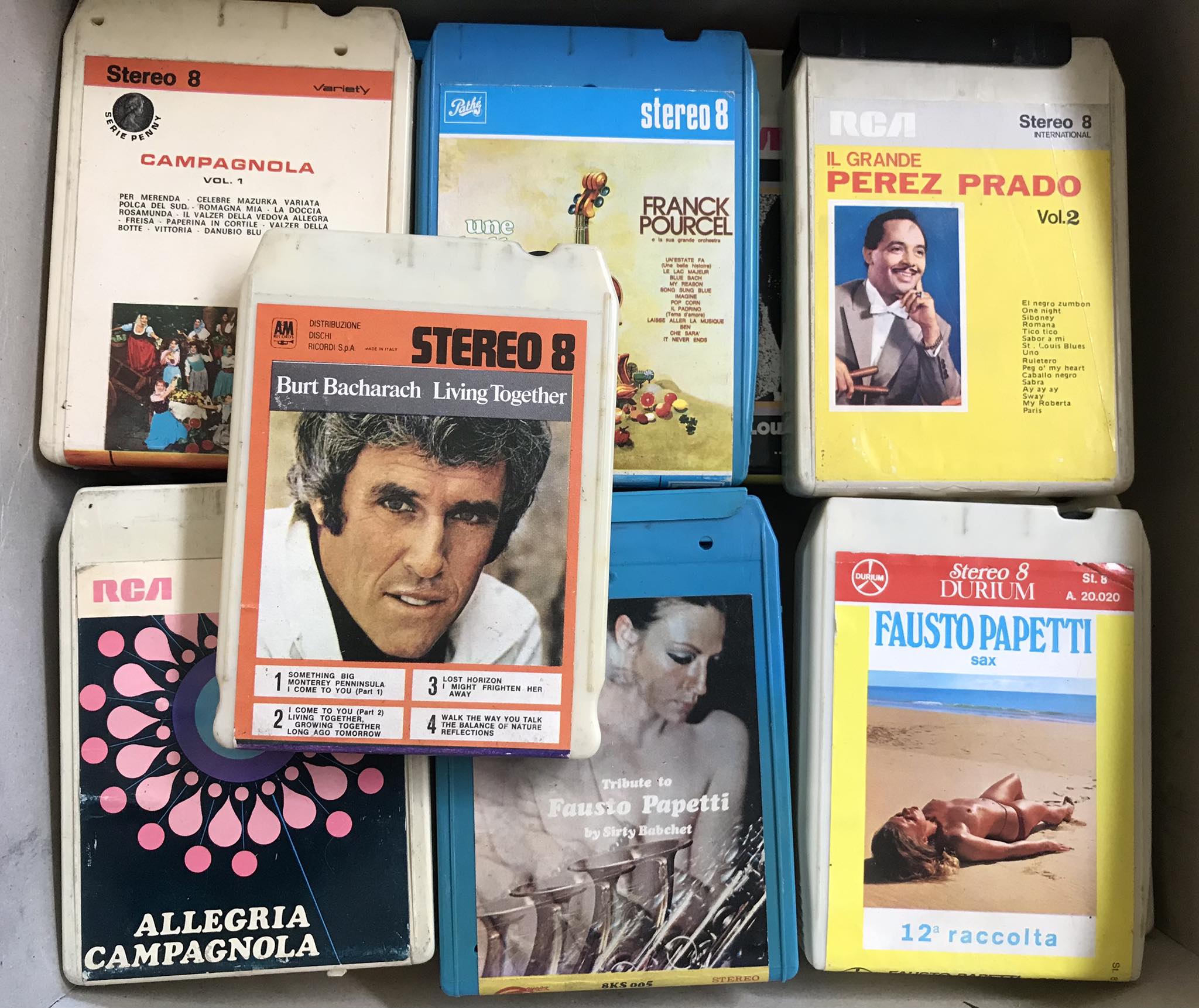 Audiocassetta stereo 8
