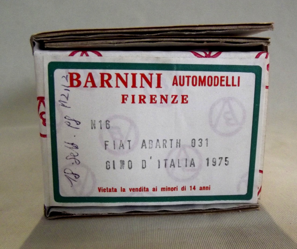 Automodello BARNINI N16