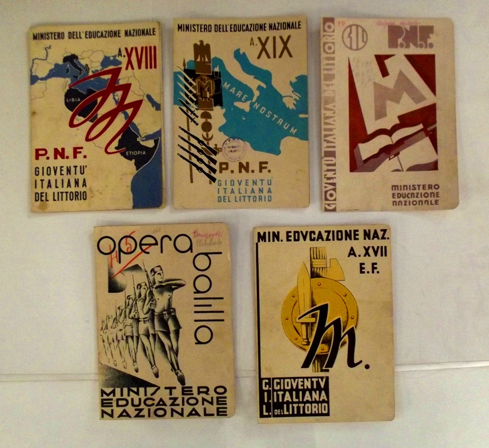 Pagella d'epoca Fascista