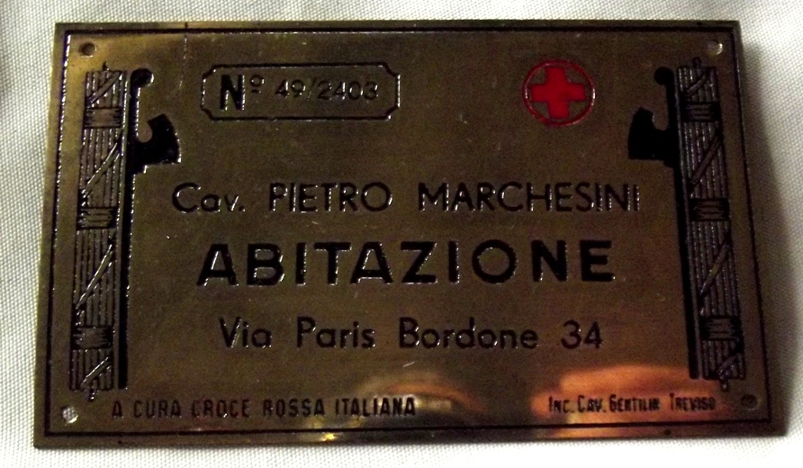 Placca medico d'epoca Fascista