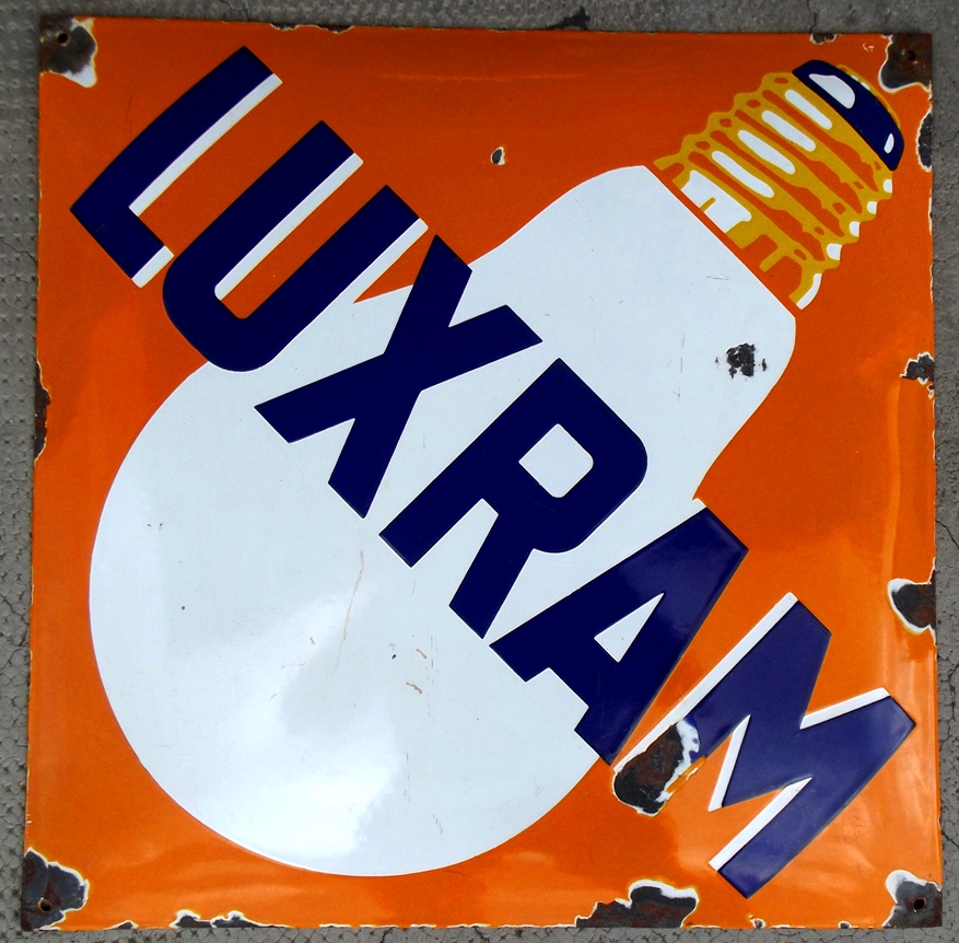 Targa pubblicitaria LUXRAM
