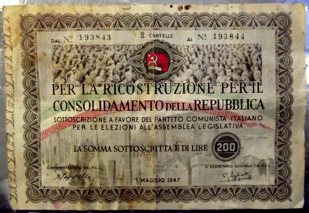 Sottoscrizione P.C.I.