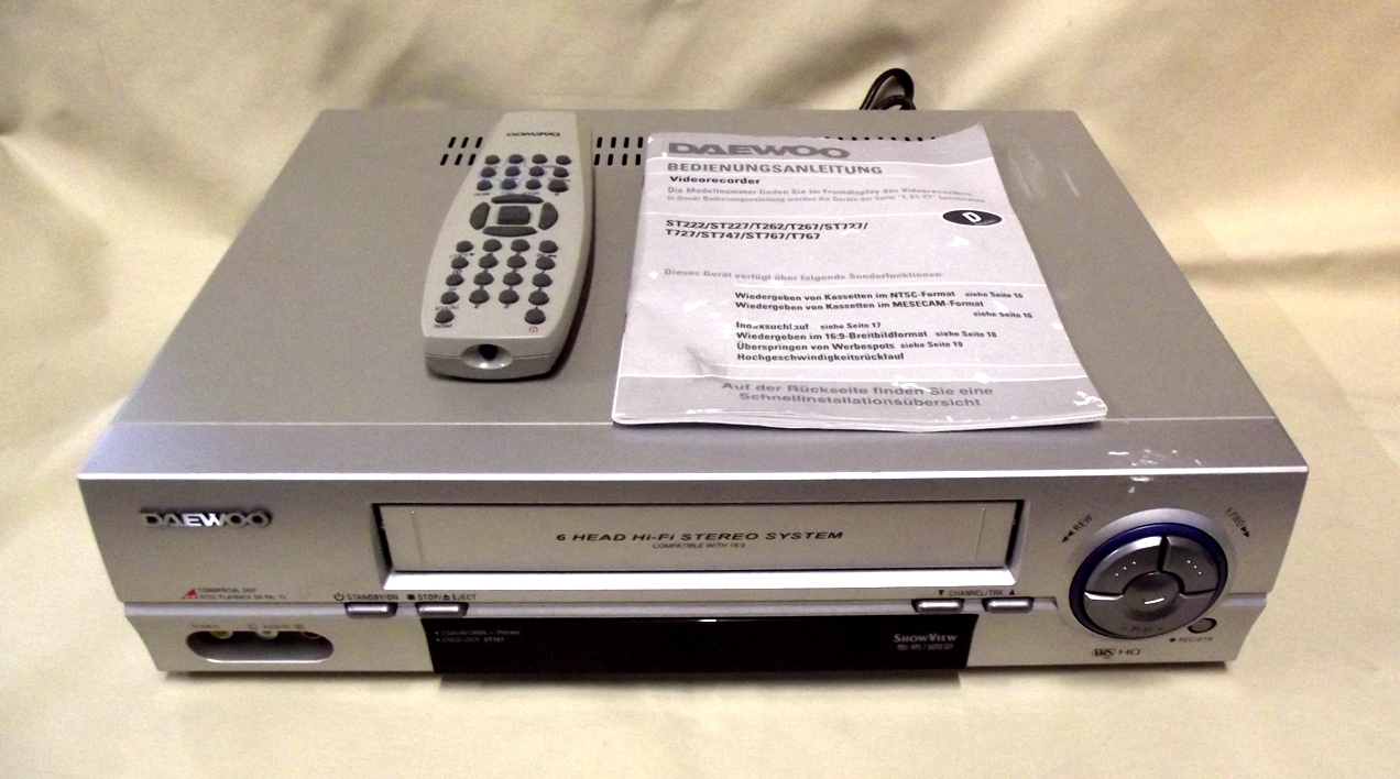 Video registratore VHS DAEWOO