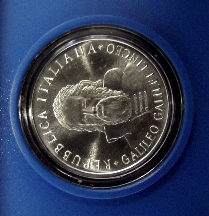 Moneta 500 Lire GALILEO GALILEI
